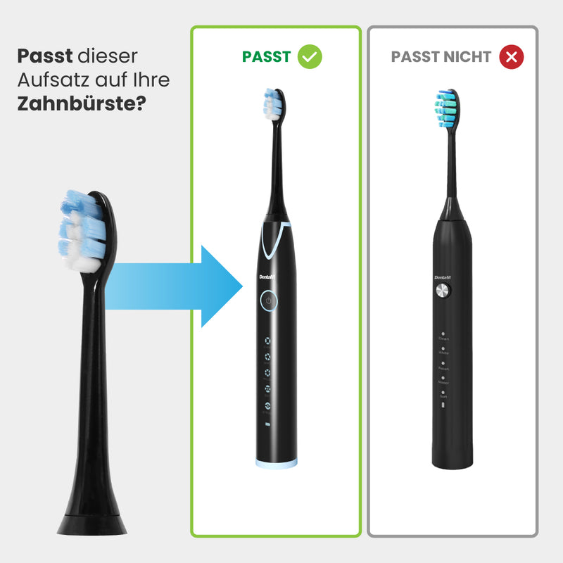 Denta-M Ersatz Aufsteckbürsten (Erste Generation)